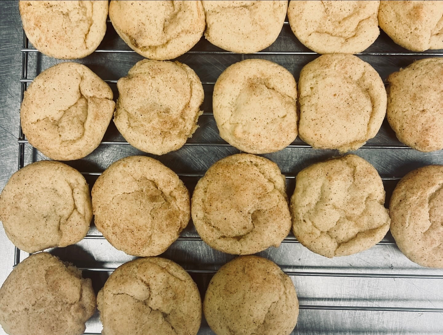 Fresh Baked Homestyle Snickerdoodles: Mini Dozen