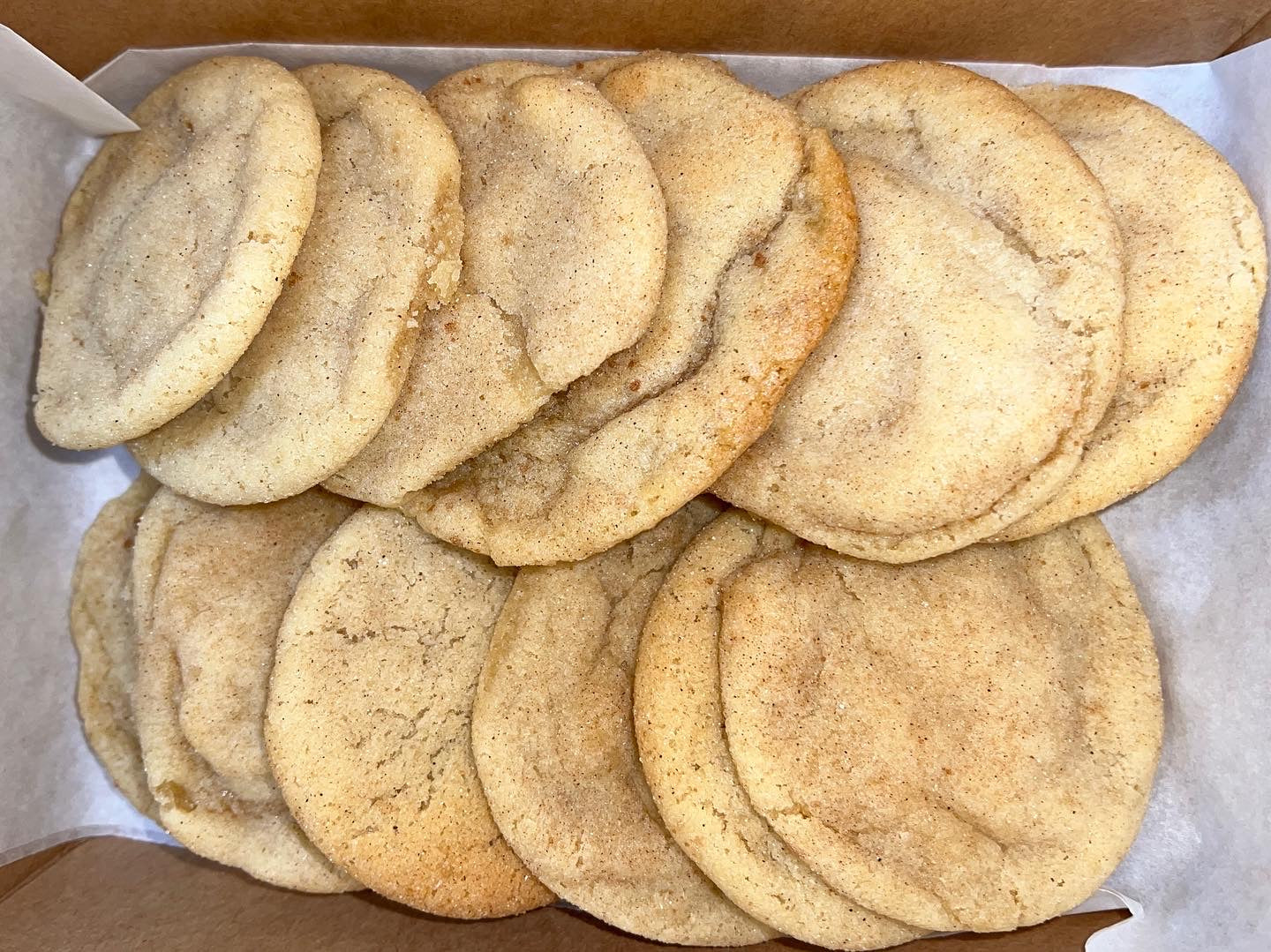 Fresh Baked Homestyle Snickerdoodles: Package of 10