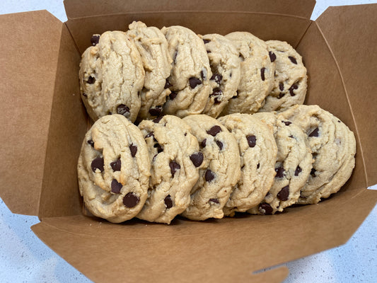 Fresh Baked Homestyle Chocolate Chip Cookies: Package of 10