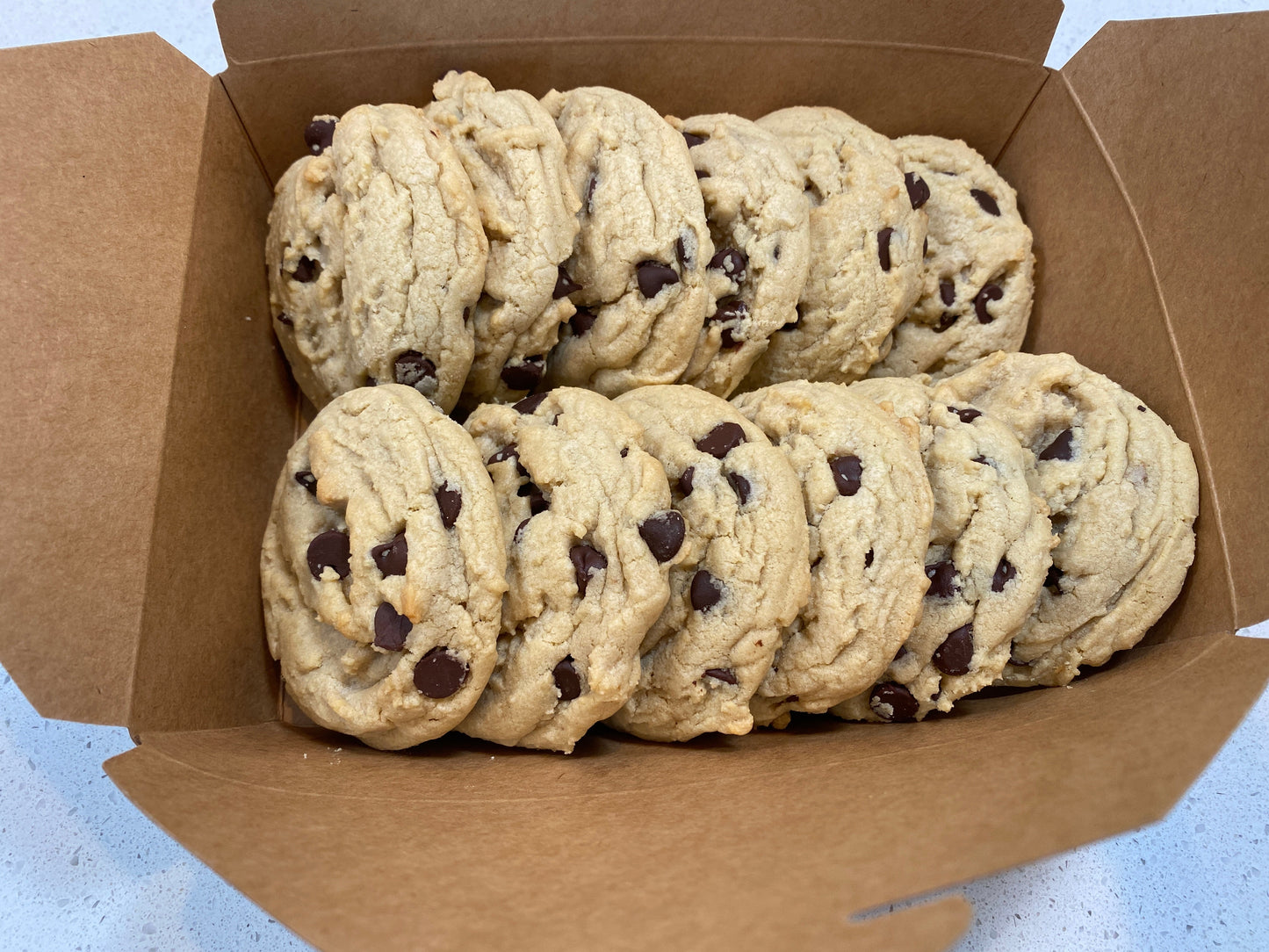 Fresh Baked Homestyle Chocolate Chip Cookies: Package of 5